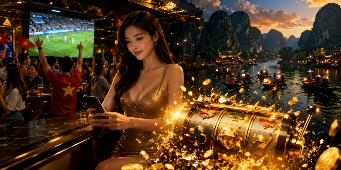 Người chơi tận hưởng trò chơi slots tại Ninh Bình với ưu đãi tiền thưởng của 2450
